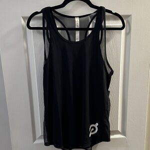 Lululemon Peloton Black Mesh Tank Top